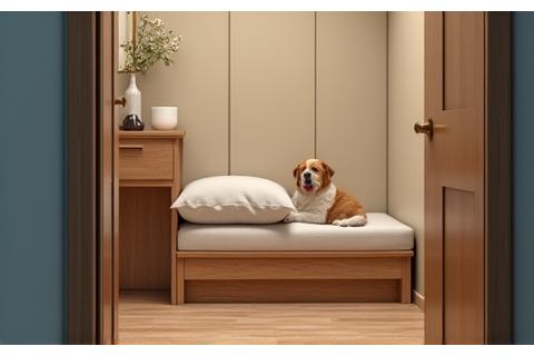 快適な犬のホテル部屋